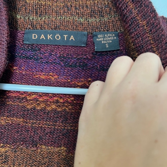 Dakota Alpaca Sweater Multi Color Print Sweater Small - Picture 8 of 13